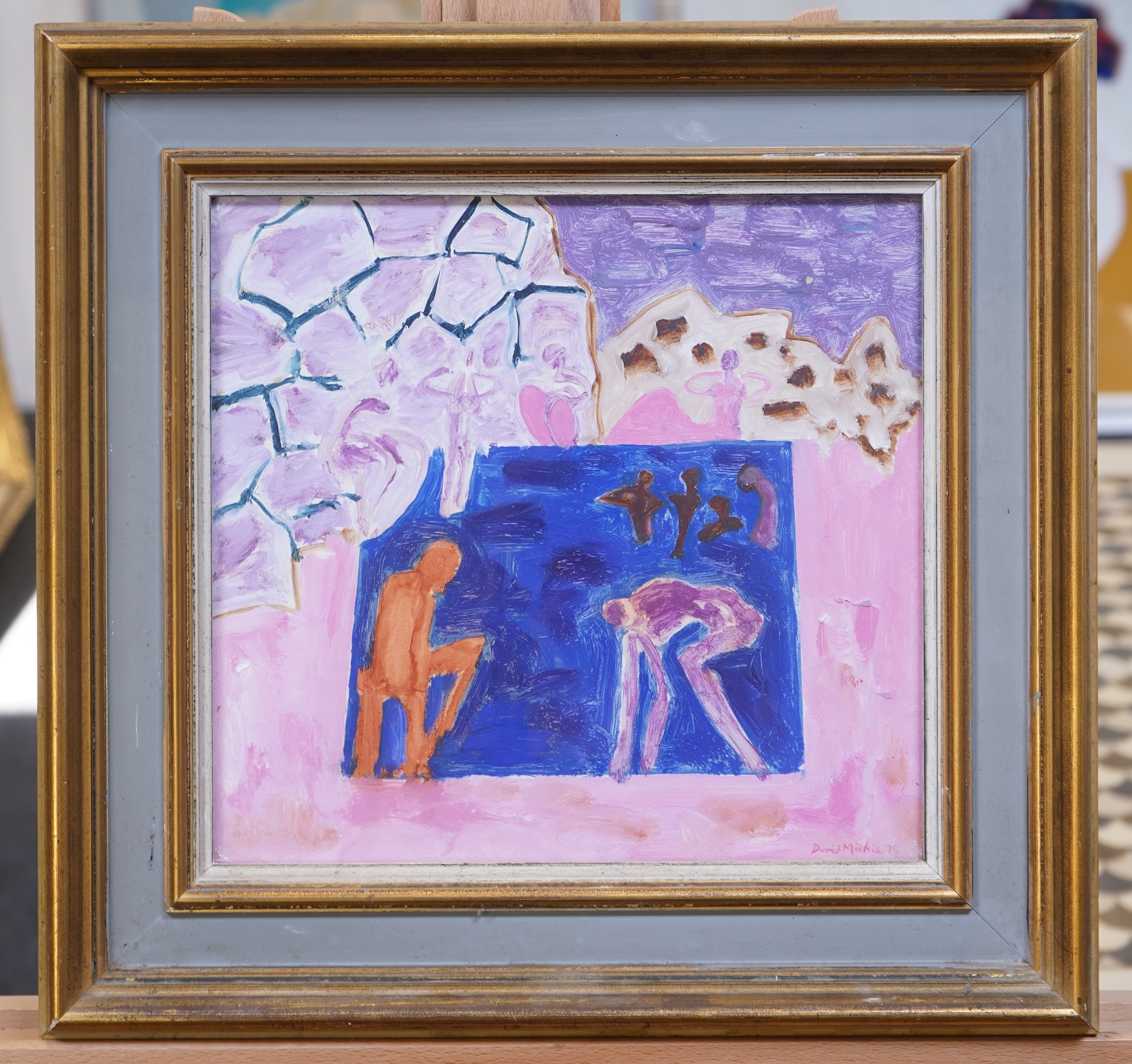 David Michie RSA, RSW, (1926-1988), 'Swimming Pool'